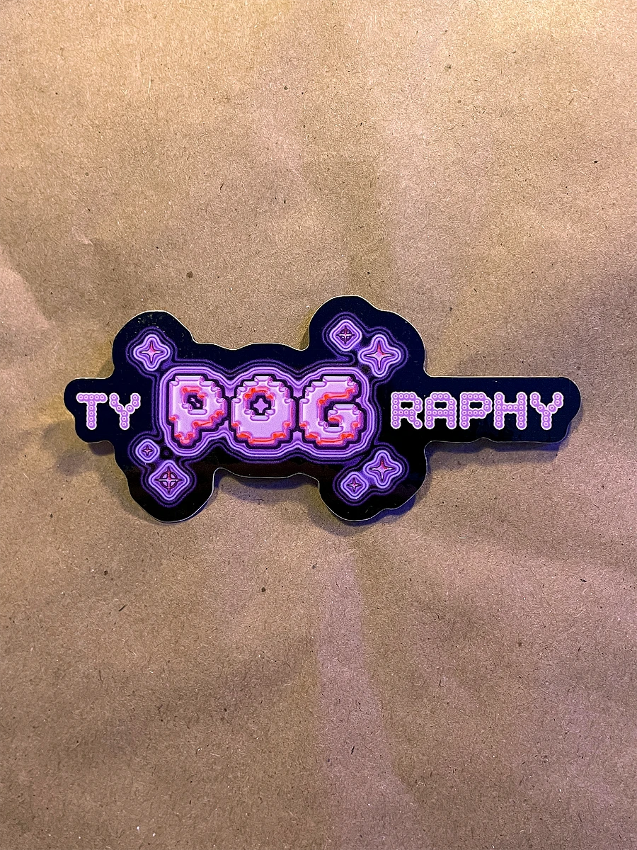 Ty-POG-raphy Sticker product image (2)