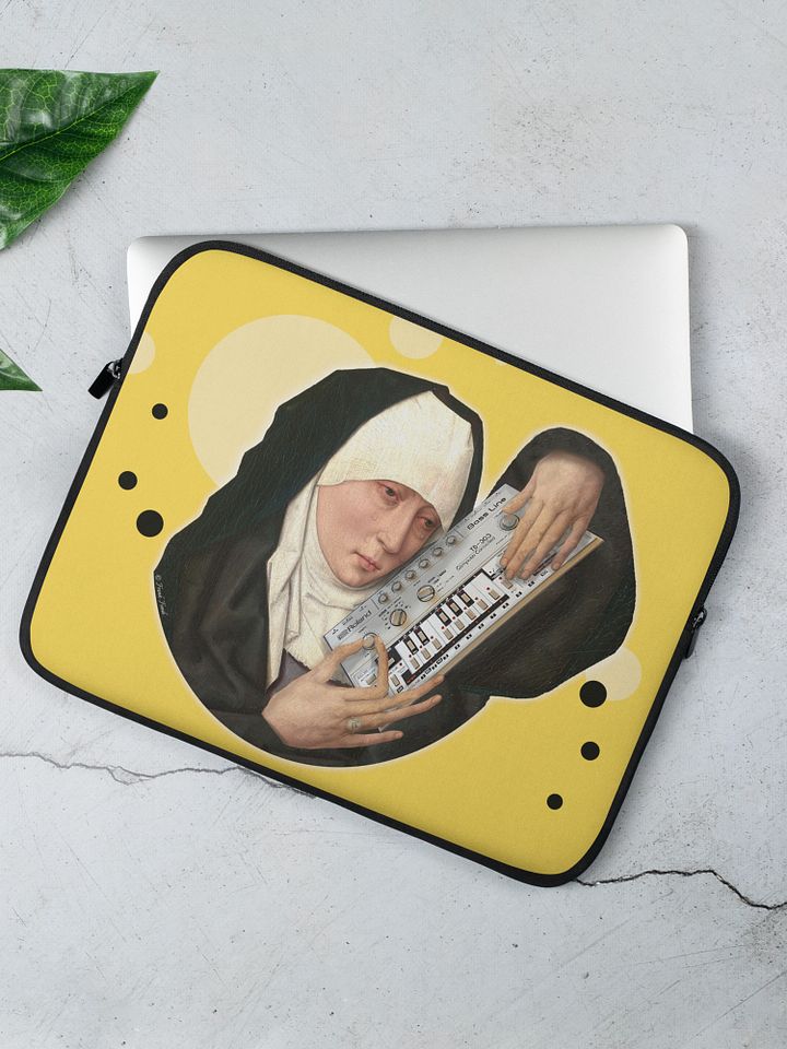 Mater Dolorosa meets Roland TB 303 by Frank Fonik Techno EDM Laptop Sleeve product image (1)