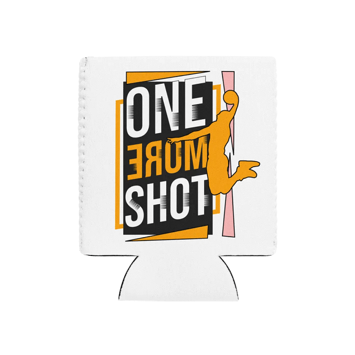 One More Shot Basketball Male Airborne Action Can Cooler - 'ONE MORE SHOT' product image (1)