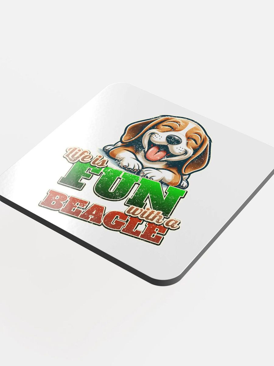 Fun Beagle Life Cork Coaster product image (4)