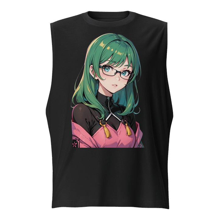 (Green WAIFU) K Muscle Shirt product image (1)