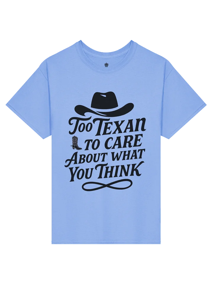 Too Texan to Care About What You Think (Dark Design) Texas Boxy Fit Unisex T-Shirt product image (13)
