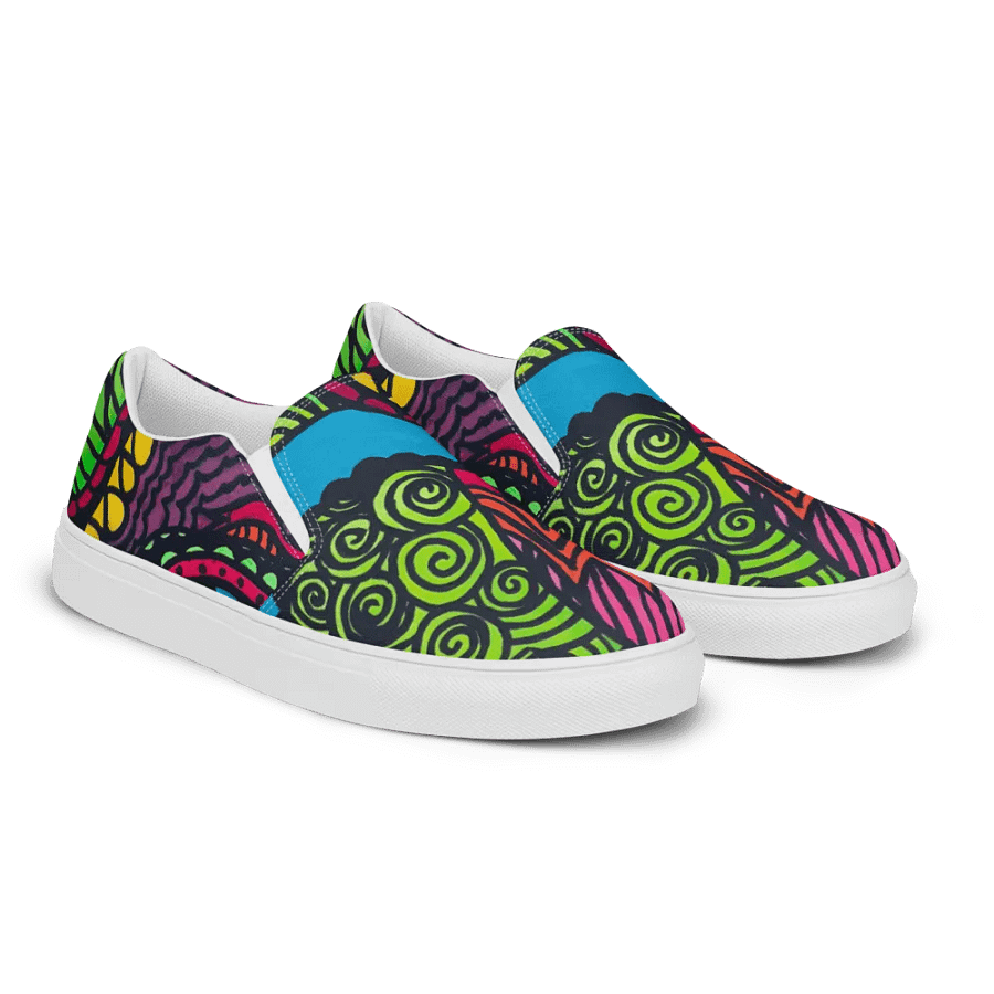 Women's Psychedelic Movement Slip-Ons product image (9)