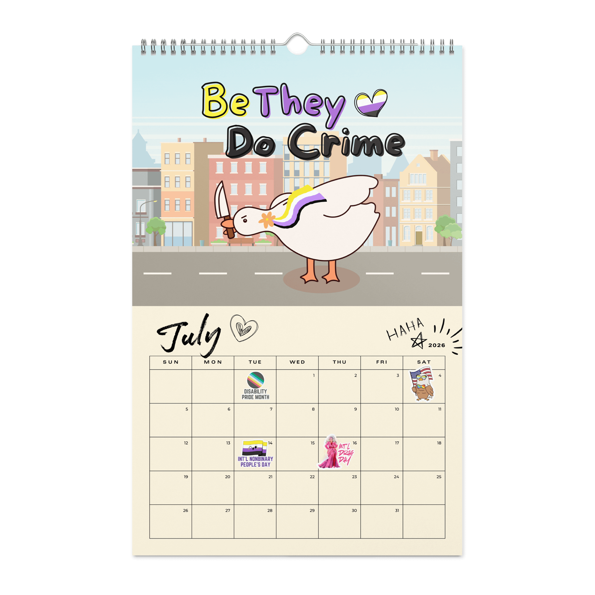 2026 LGBTQ+ Pride & Cultural Celebration Calendar product image (7)