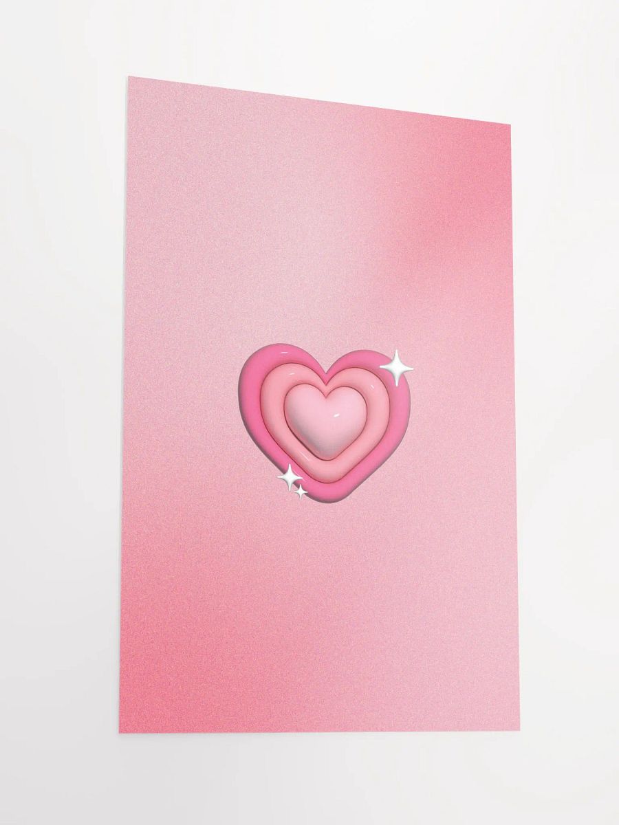 Melo Pink Heart Print ♡ product image (2)