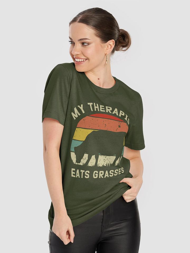 "My therapist grasses-cow" t-shirt product image (2)