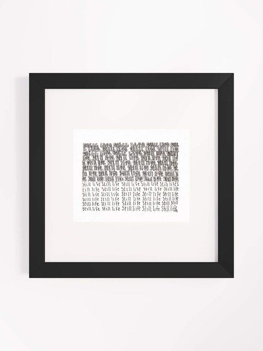 Stillife Panel Card Print Framed product image (23)
