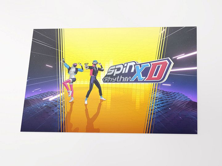 Spin Rhythm XD Heroes Landscape Matte Poster product image (1)