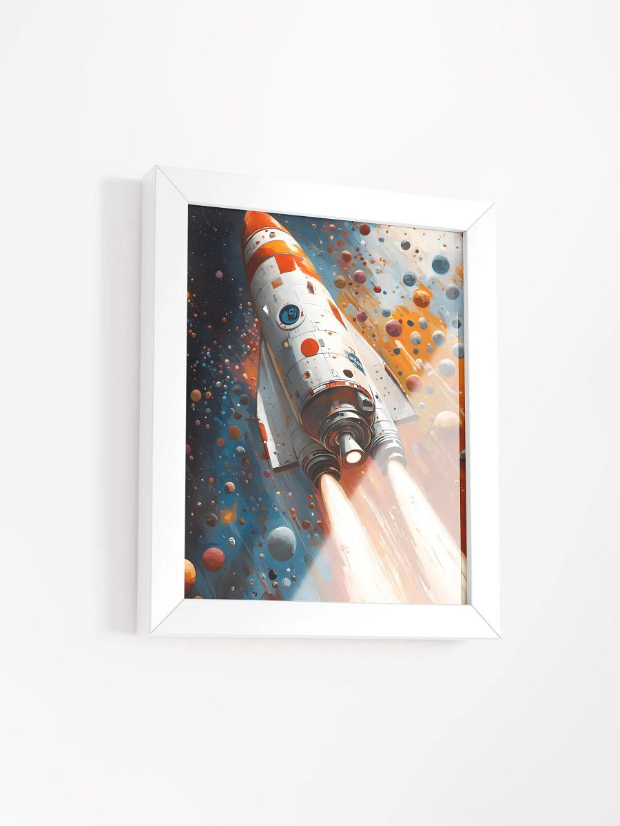 Framed wall art, titled 