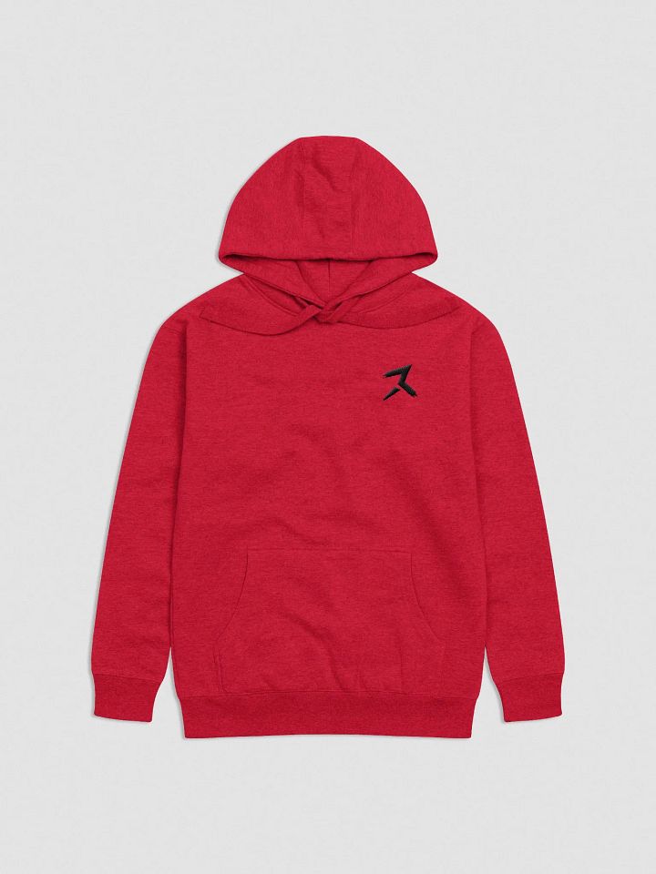 BLACK "R" PULLOVER HOODIE product image (1)