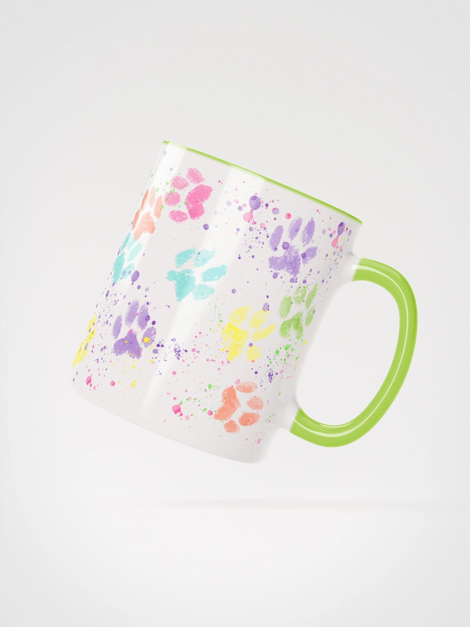Dog Paw Prints Ceramic Mug product image (5)
