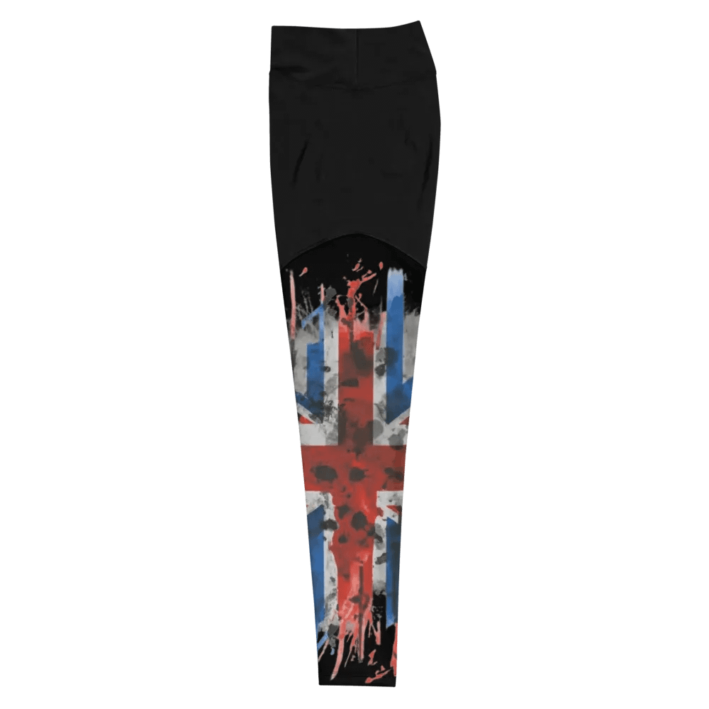 Urban Graffiti Union Jack Split leggings product image (3)