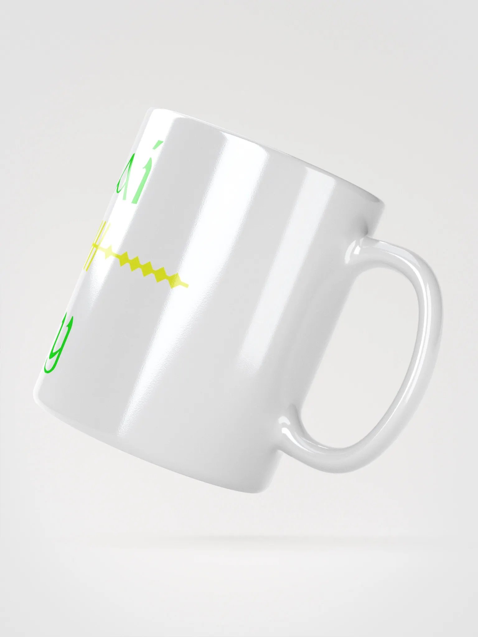 Kerry/Ciarraí. Scholastic style Ogham white Mug product image (3)