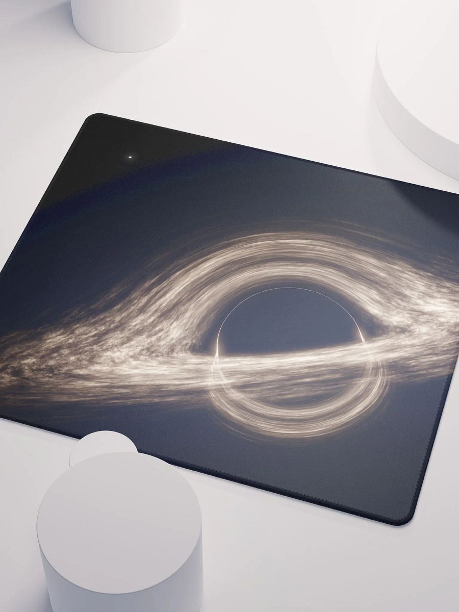 I WISH THAT I Black Hole Music Gaming Desk mat/Mousepad product image (6)