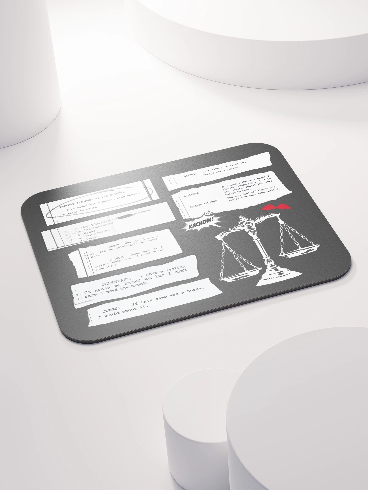 Iconic Court Transcripts Mousepad product image (4)