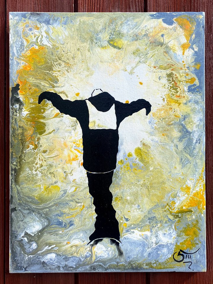Salute The Sun (Goofy) - Original Painting product image (1)