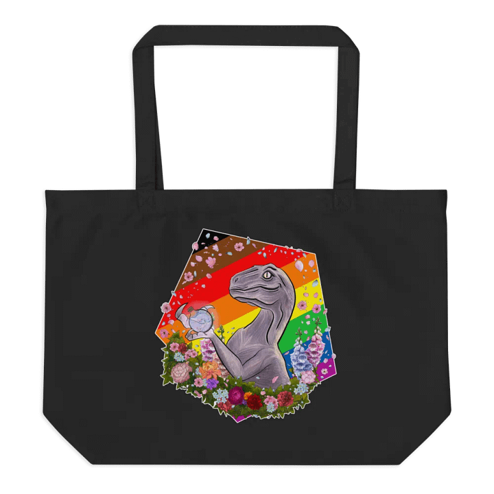 Dinosaur Witches Rainbow Pride Tote product image (1)