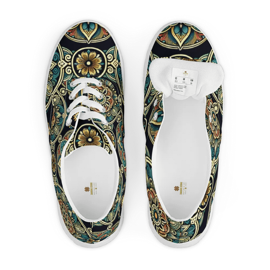 Mystic Mandala Men's Canvas Shoes product image (7)