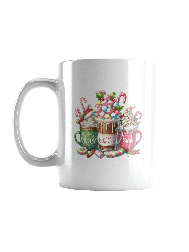 "Let It Snow" Glossy White Mug product image (1)