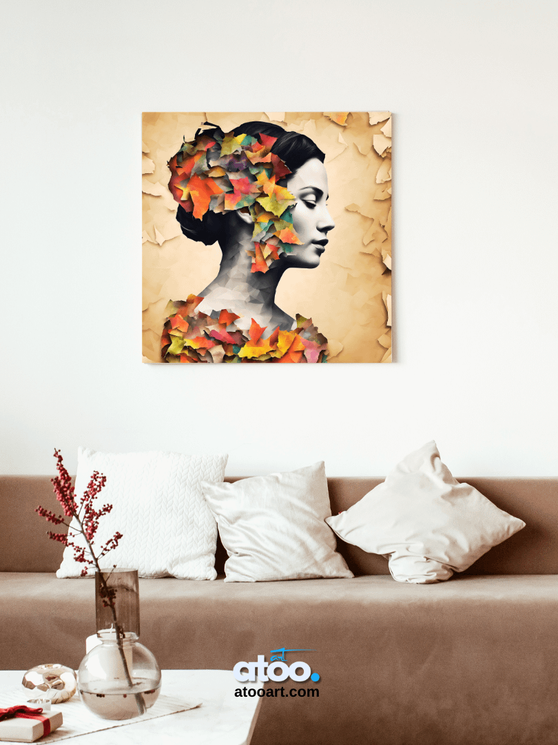 Paper Collection | Colorful Contradictions | Canvas Art Painting product image (5)