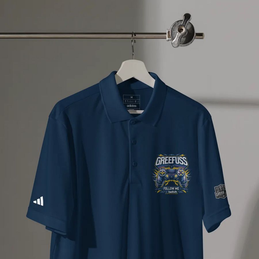Adidas branded greefuss Graphic Polo Shirt product image (5)