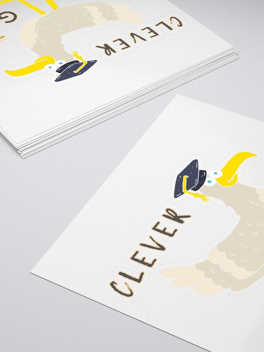 Clever Gull Graduation Sticker product image (10)