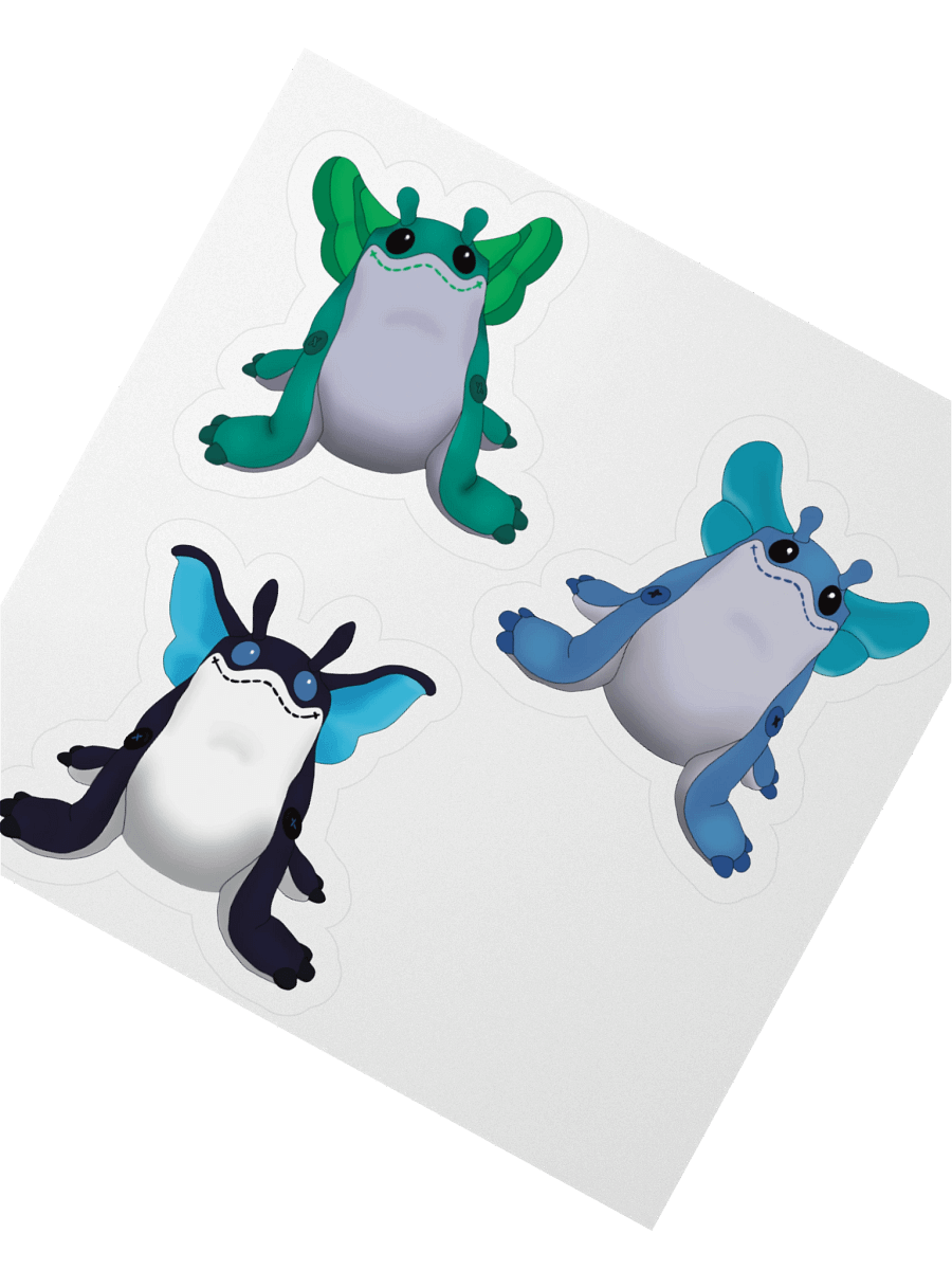Ogopuu Plushies Sticker Pack – Palia-Inspired product image (2)