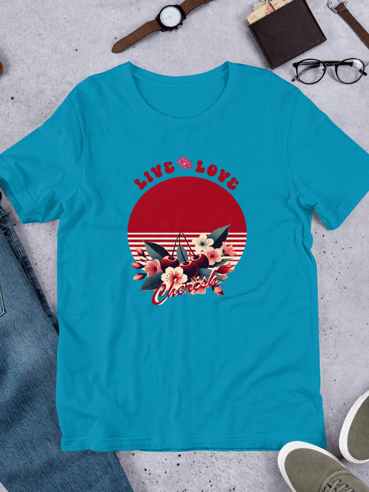 Live Love Cherish T-Shirt | Valentine's Gift product image (6)