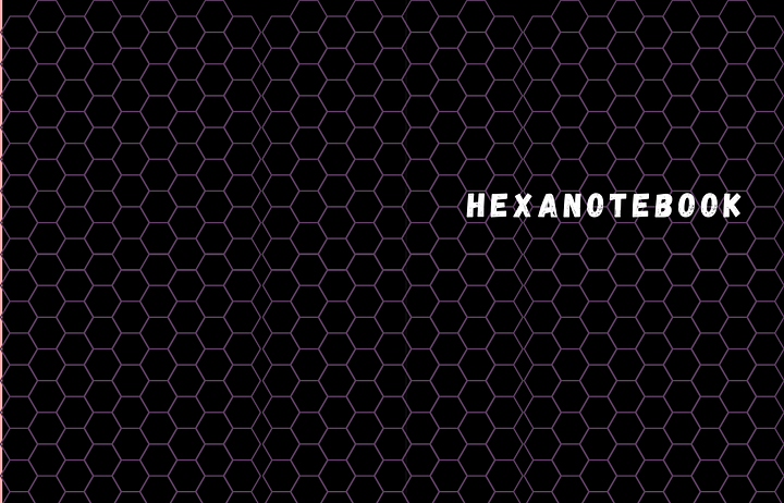 Hexagon Paper Notebook:Hex Notebook for drawing organic chemistry structures product image (1)