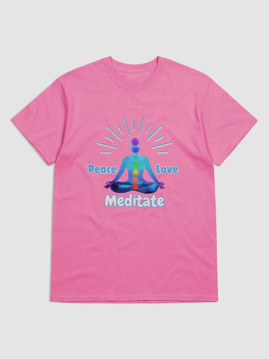 Peace Love Meditate Heavyweight T-Shirt product image (1)