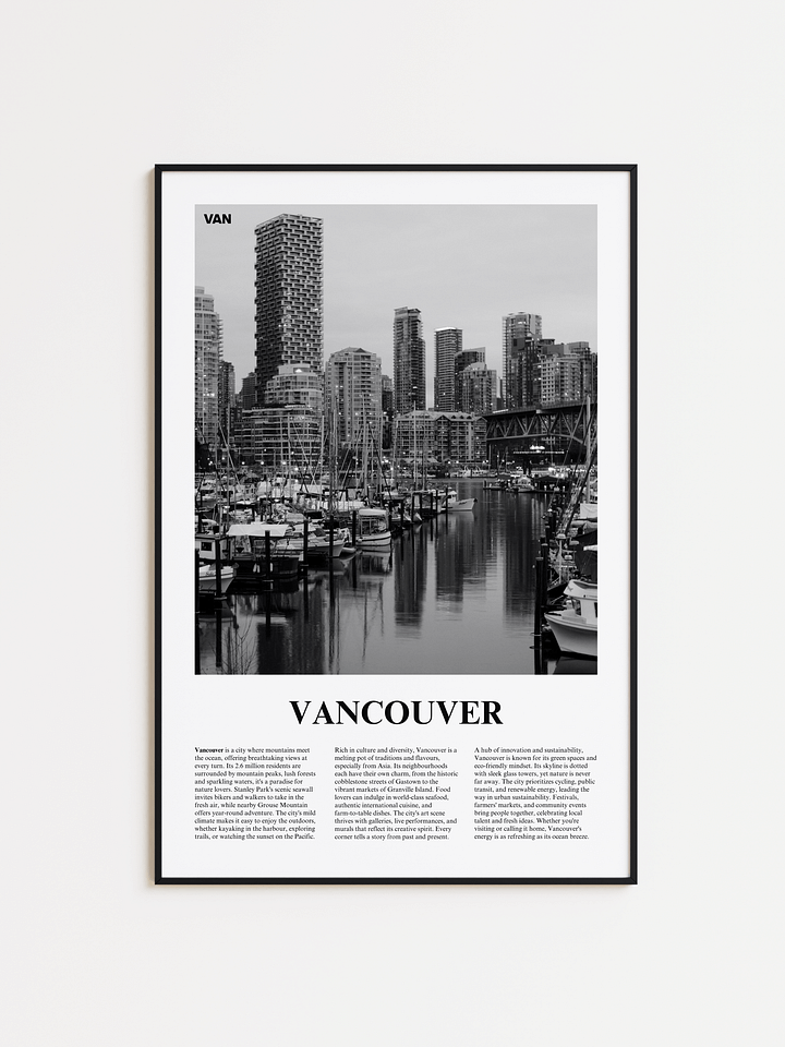 Vancouver 04 Newspaper Poster product image (1)