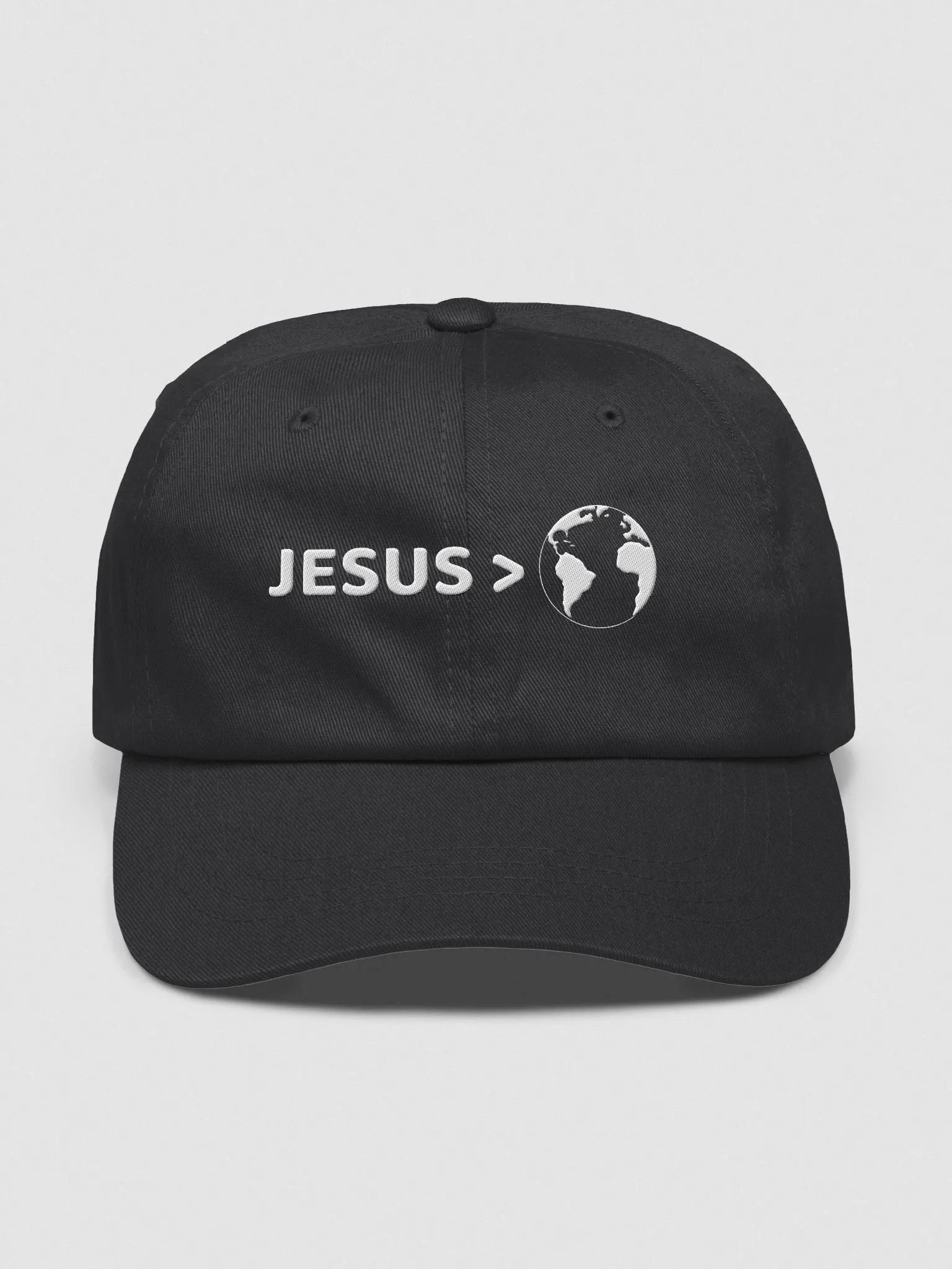 JESUS IS GREATER THAN THE WORLD HAT product image (1)