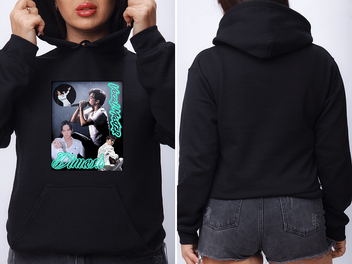 Singer From Kazakhstan Cotton Heritage Unisex Premium Hoodie product image (6)