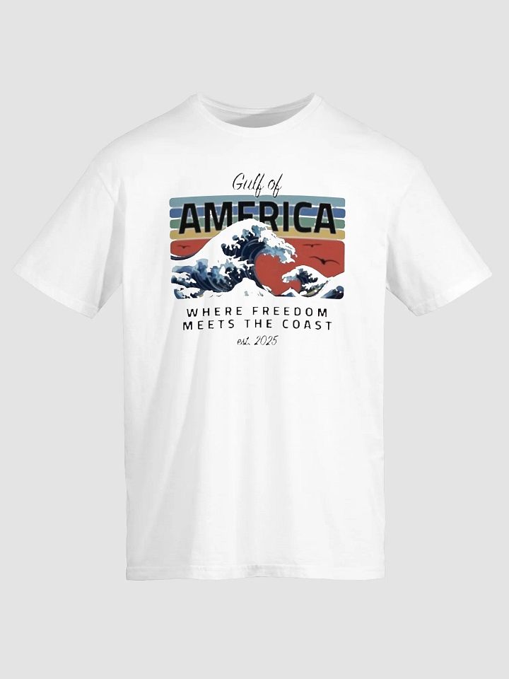 Gulf Of America Where Freedom Meets The Coast Est. 2025 T-Shirt product image (1)
