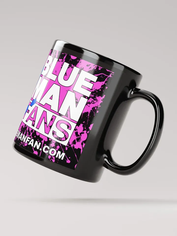 Blue Man Fans Paint Splash Coffee Mug product image (4)