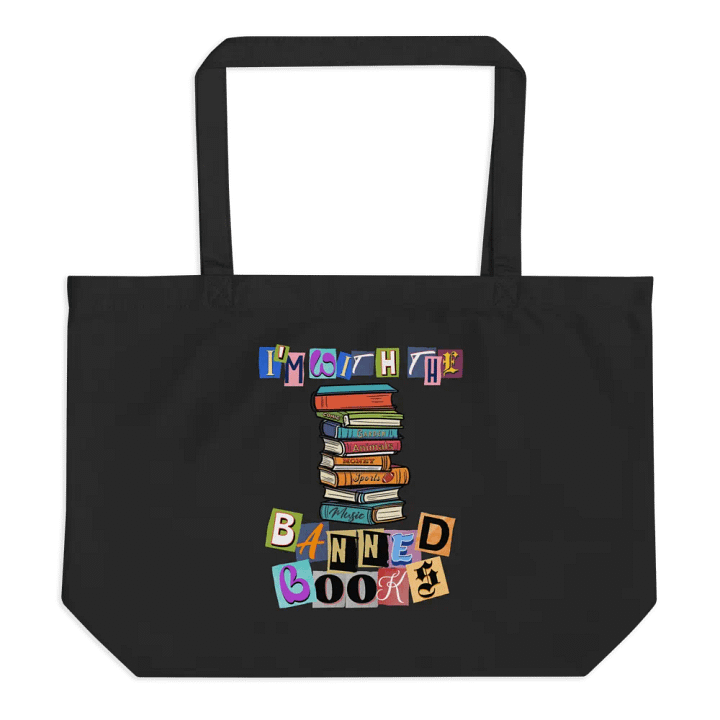 Im With The Banned Books Rebel Reader Organic Tote product image (1)