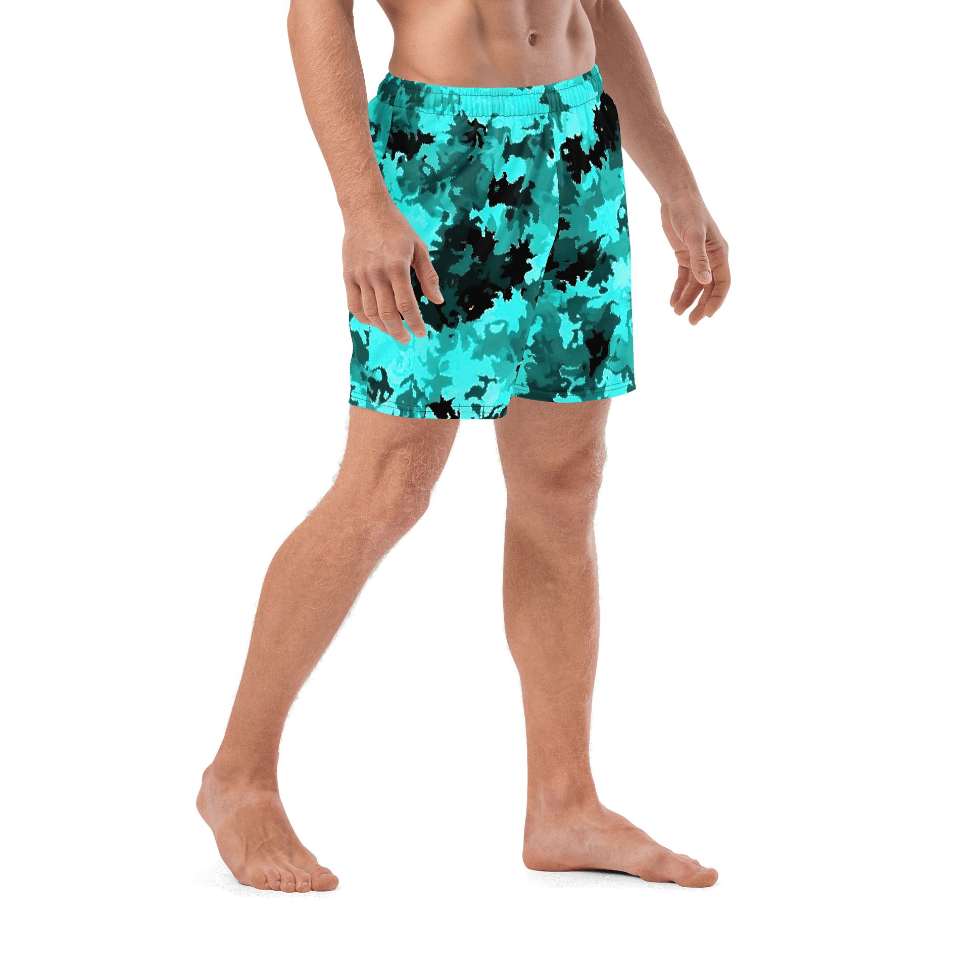 Oceanic Teal Swim Trunks product image (6)