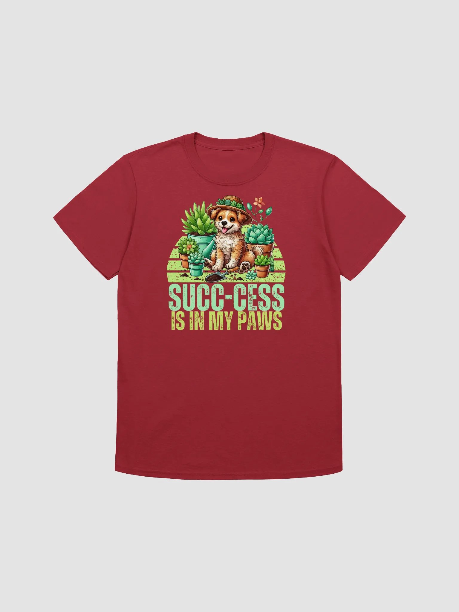Succ-ess is in my Paws Gray Unisex Shirt product image (4)
