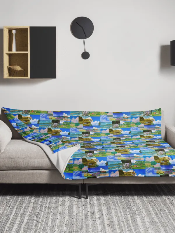 Screencap of Peace Throw Blanket product image (2)