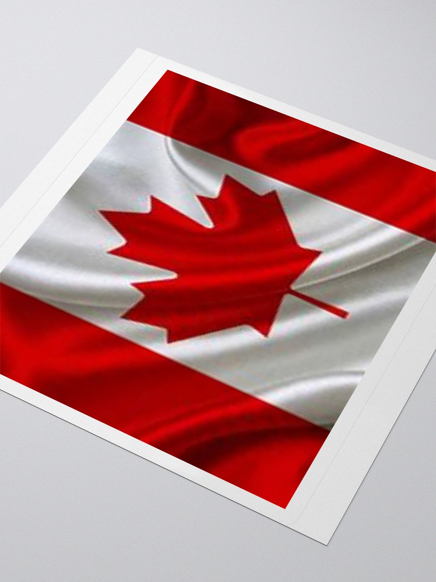 Canada Flag Sticker | Maple Leaf Design | Durable Vinyl | 3 Sizes product image (9)