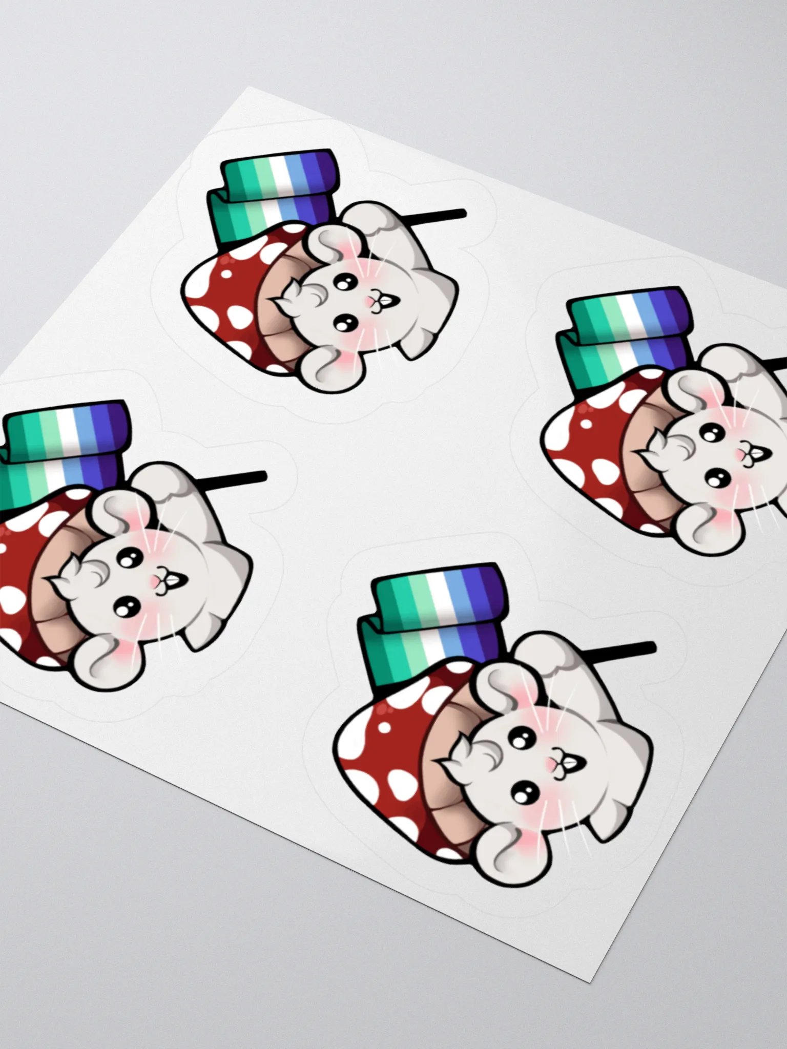 Gay/MLM Pride Flag Stickers product image (3)