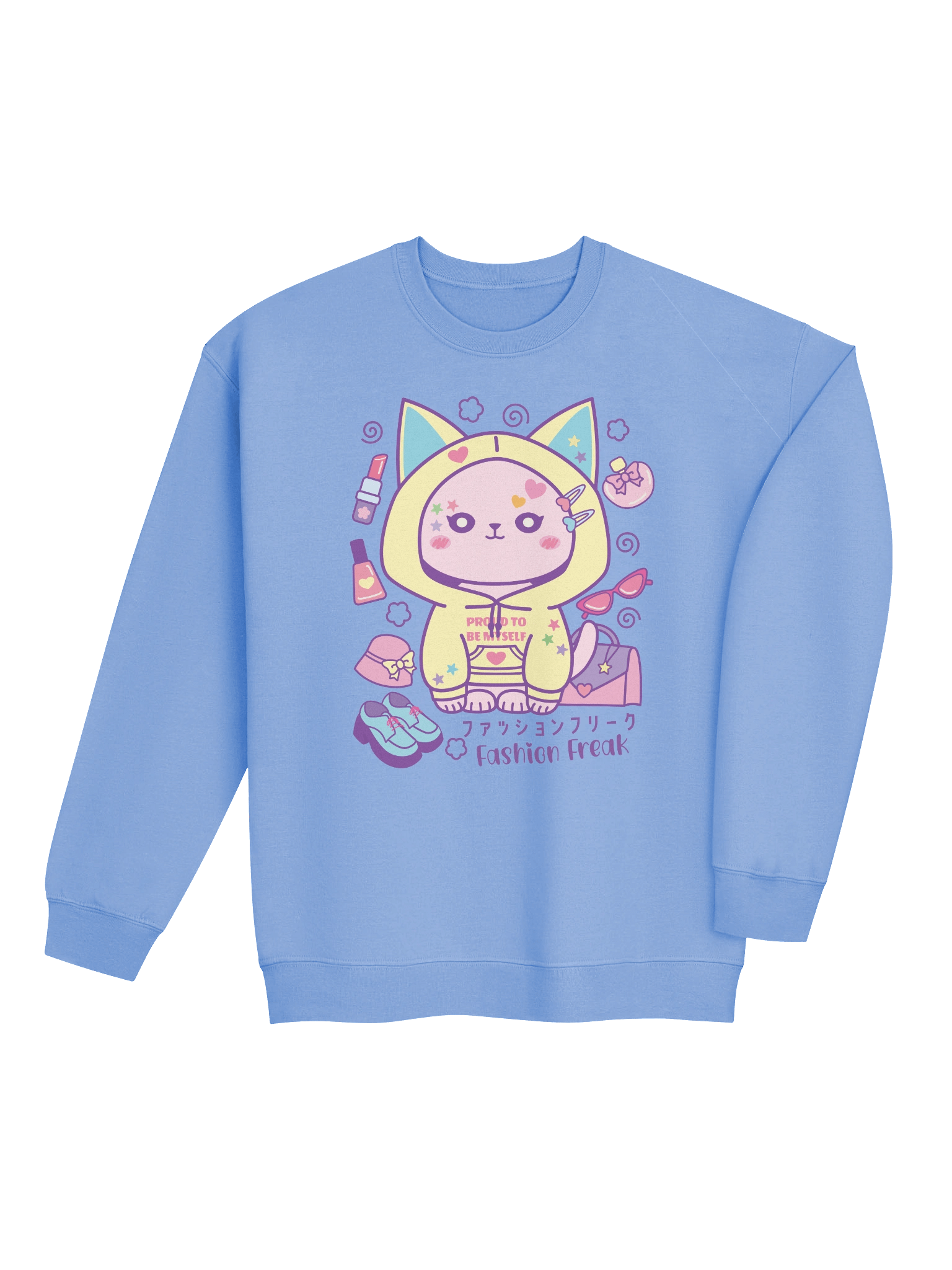 Fashion Freak Kitty - Unisex Adult Sweatshirt product image (4)