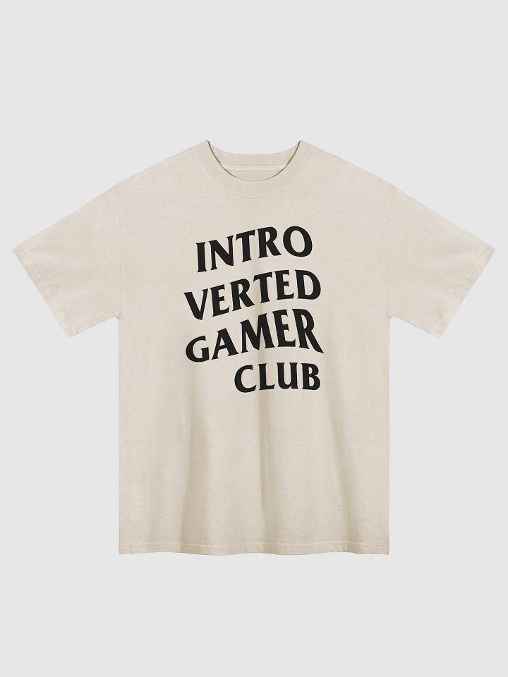 Introverted Gamer Club Oversized Tee product image (1)