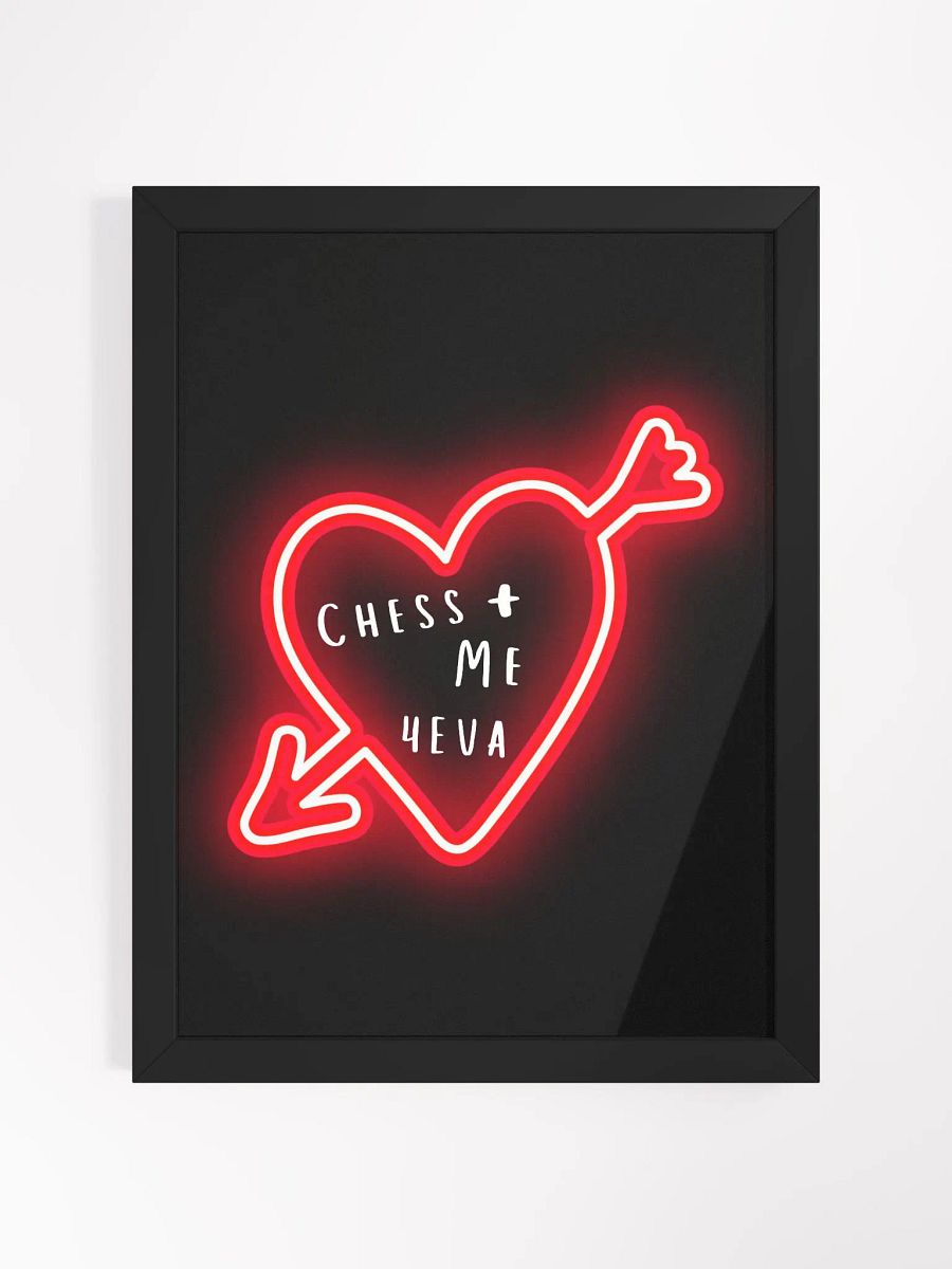 Love Chess Framed Print product image (1)