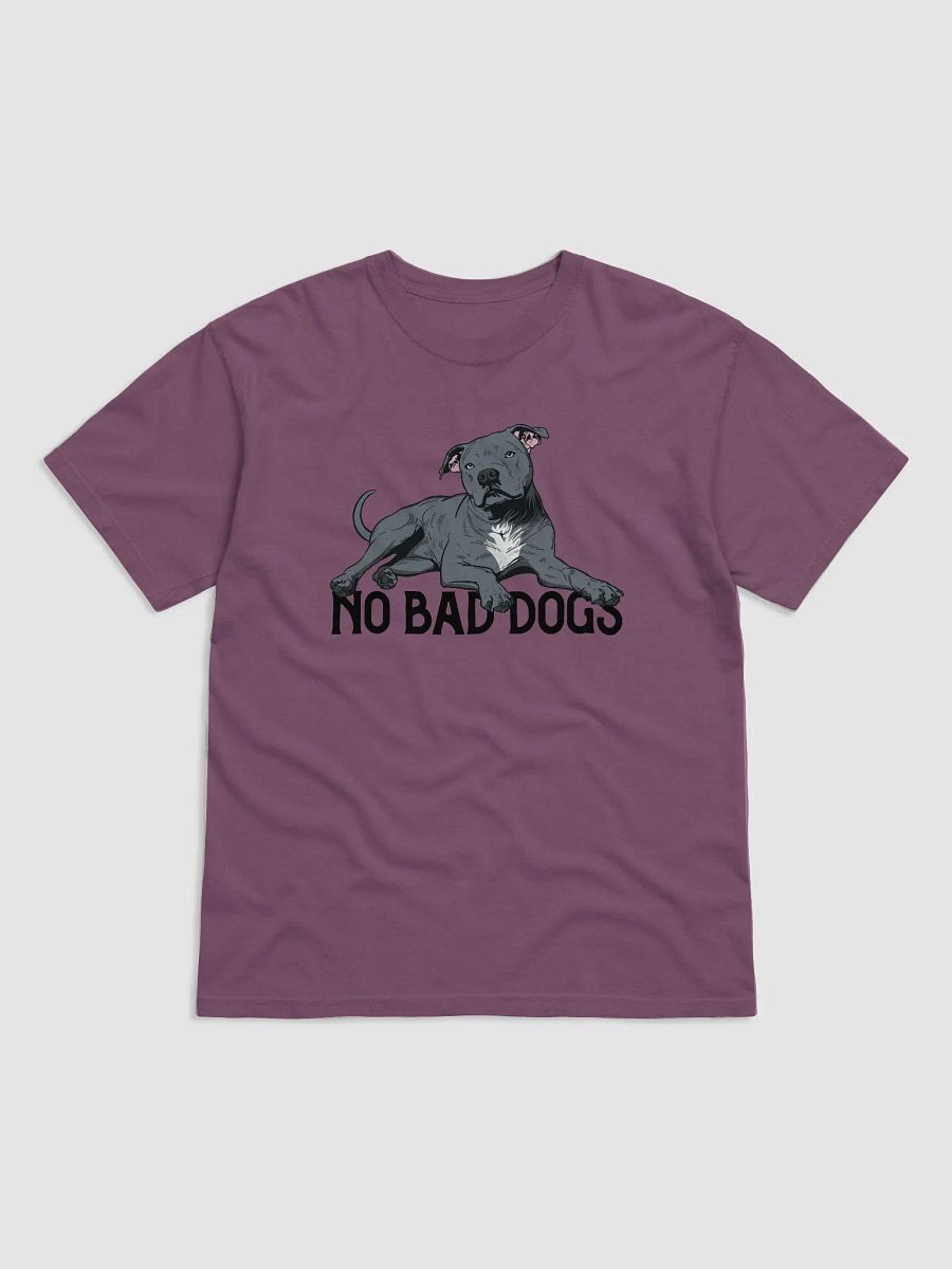 No Bad Dogs T-Shirt of a Pitbull Terrier (Blue) | Funny T-Shirt for Pittie and Staffordshire Owners product image (9)