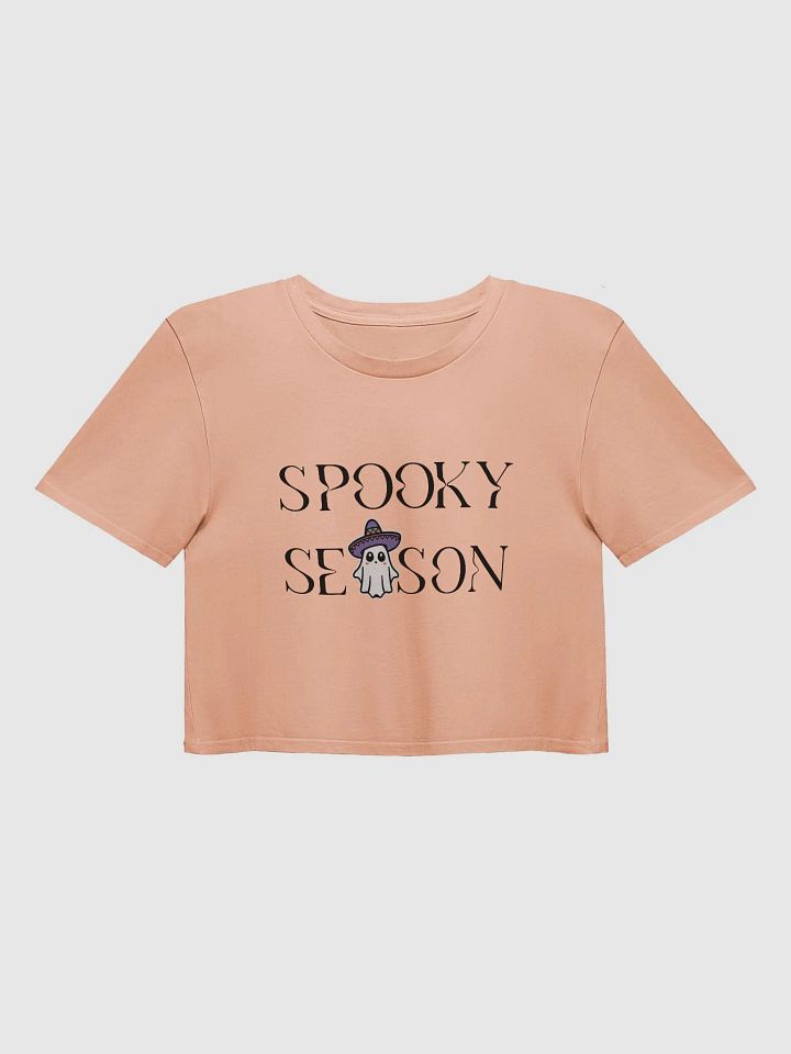 Spooky Season Sombrero Ghost Crop Top product image (1)