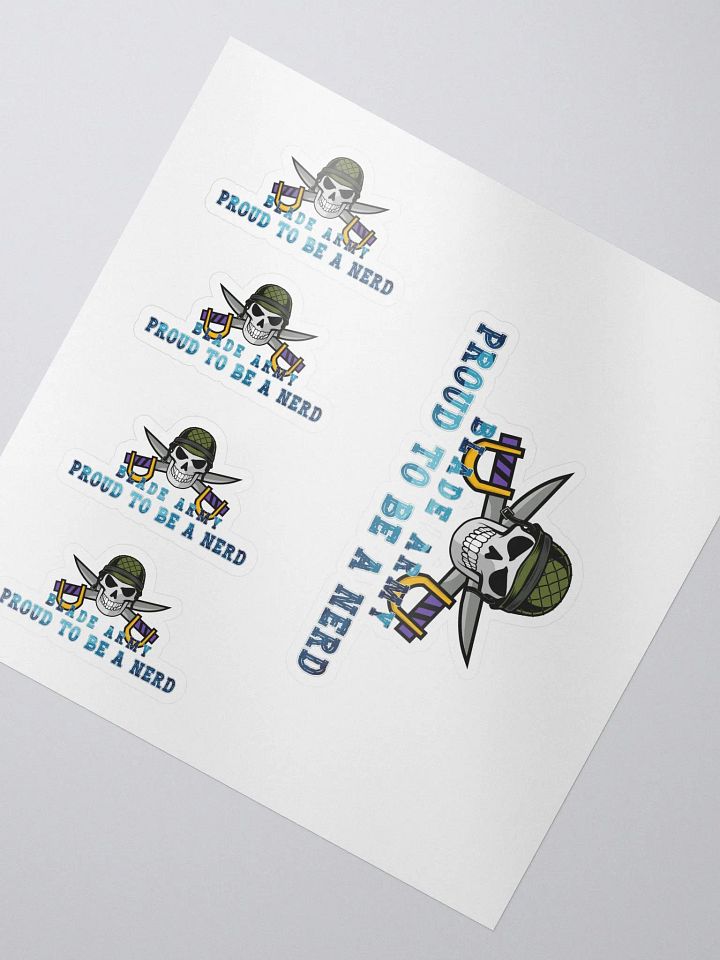 BLADE Army Proud to be a nerd Stickers product image (2)