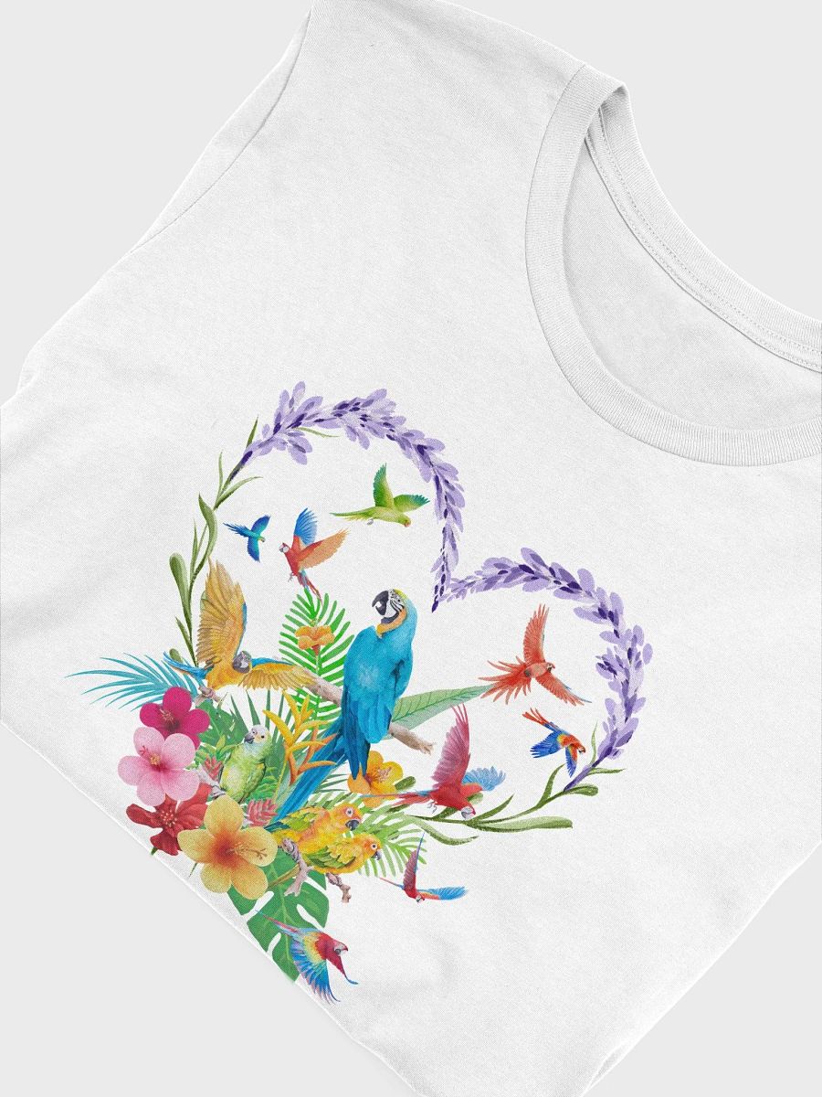 Parrot Bird Love - Unisex T-shirt Bella Canvas 3001 product image (30)