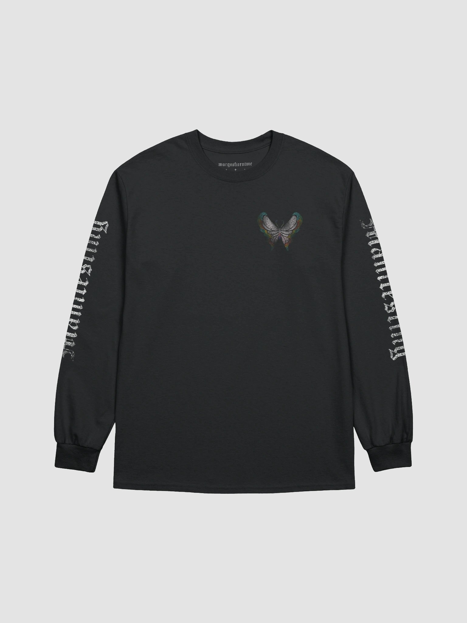 Manifesting a Plushie Long Sleeved Tee - Grunge Butterfly Edition product image (3)