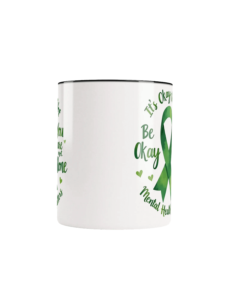 Green Ribbon Mental Health Awareness Mug – A Symbol of Hope, Strength, and Support product image (5)
